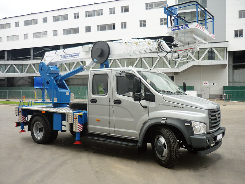 Аренда телескопической автовышки ГАЗ-С42R33